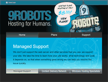Tablet Screenshot of 9robots.com